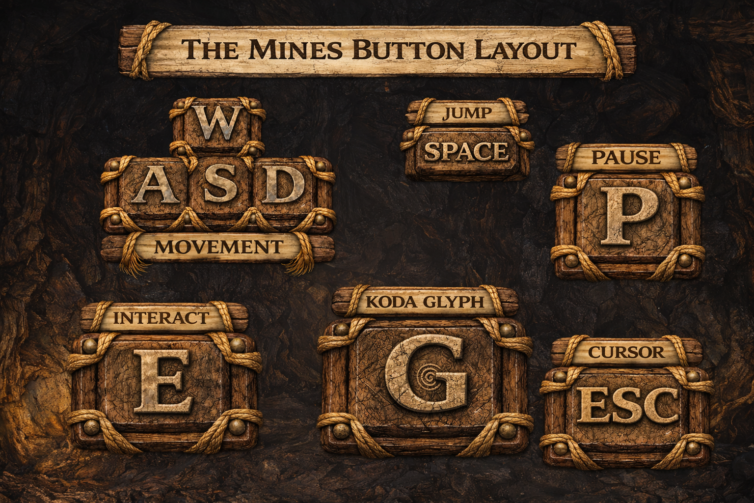 The Mines Button Layout